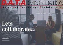 Tablet Screenshot of datadministration.com